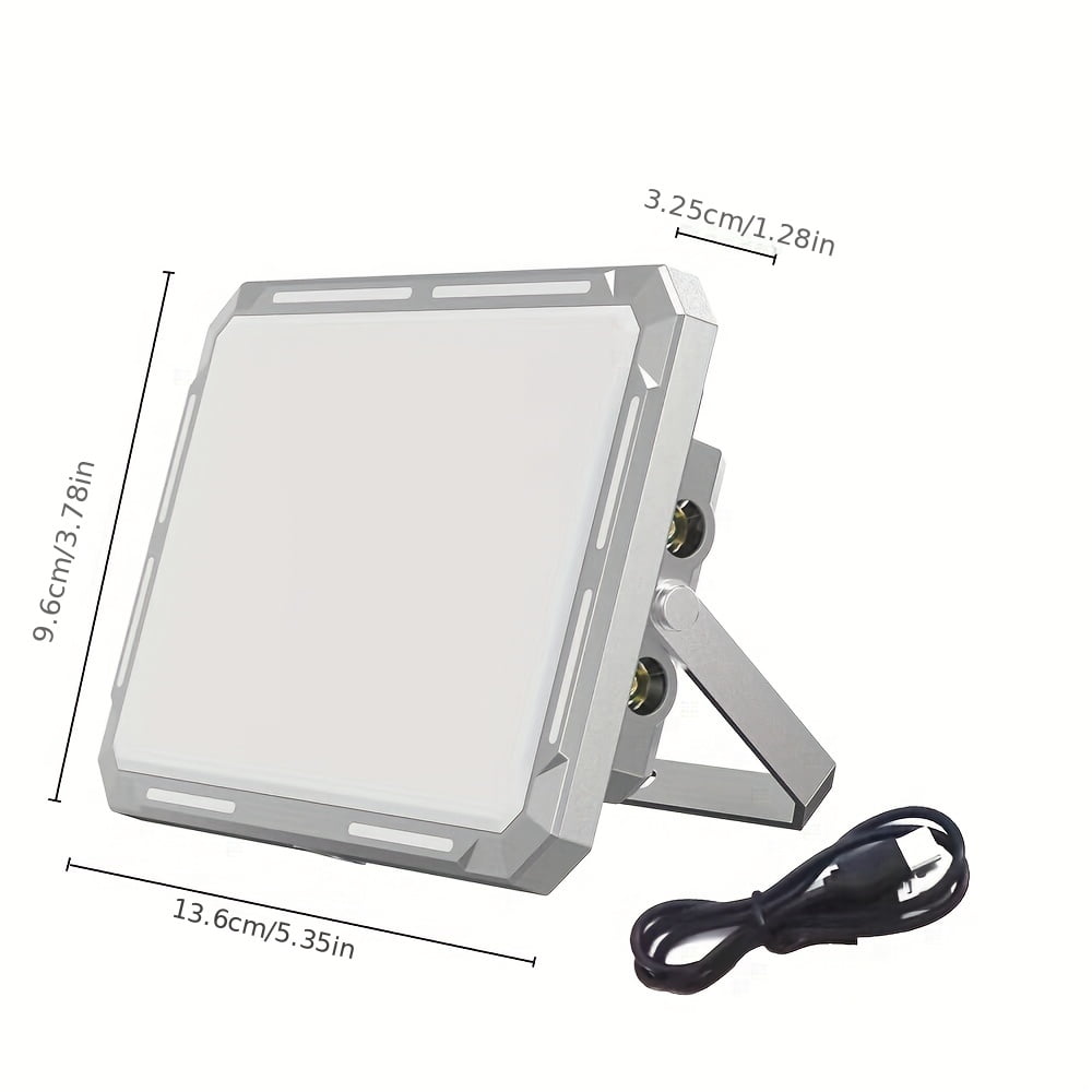 Rechargeable LED Camping Work Light with Magnet Hook Dimmable Modes and USB Power Bank Function