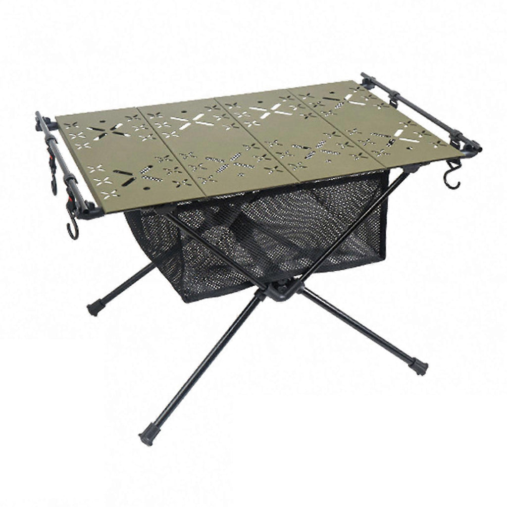 Camping Folding Table with Aluminum Alloy Frame – Portable Outdoor BBQ and Picnic Table