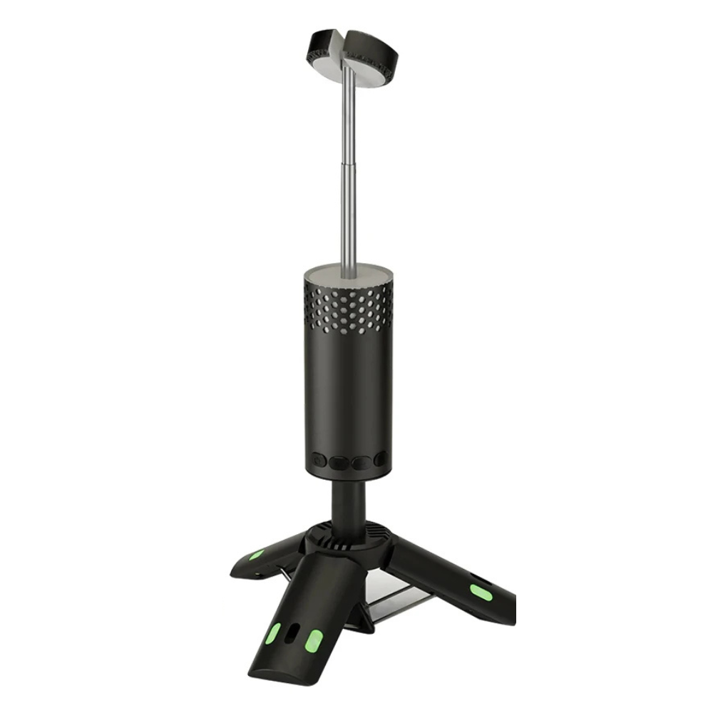 2-in-1 Rechargeable Camping Lantern Flashlight with Tripod Portable LED Light