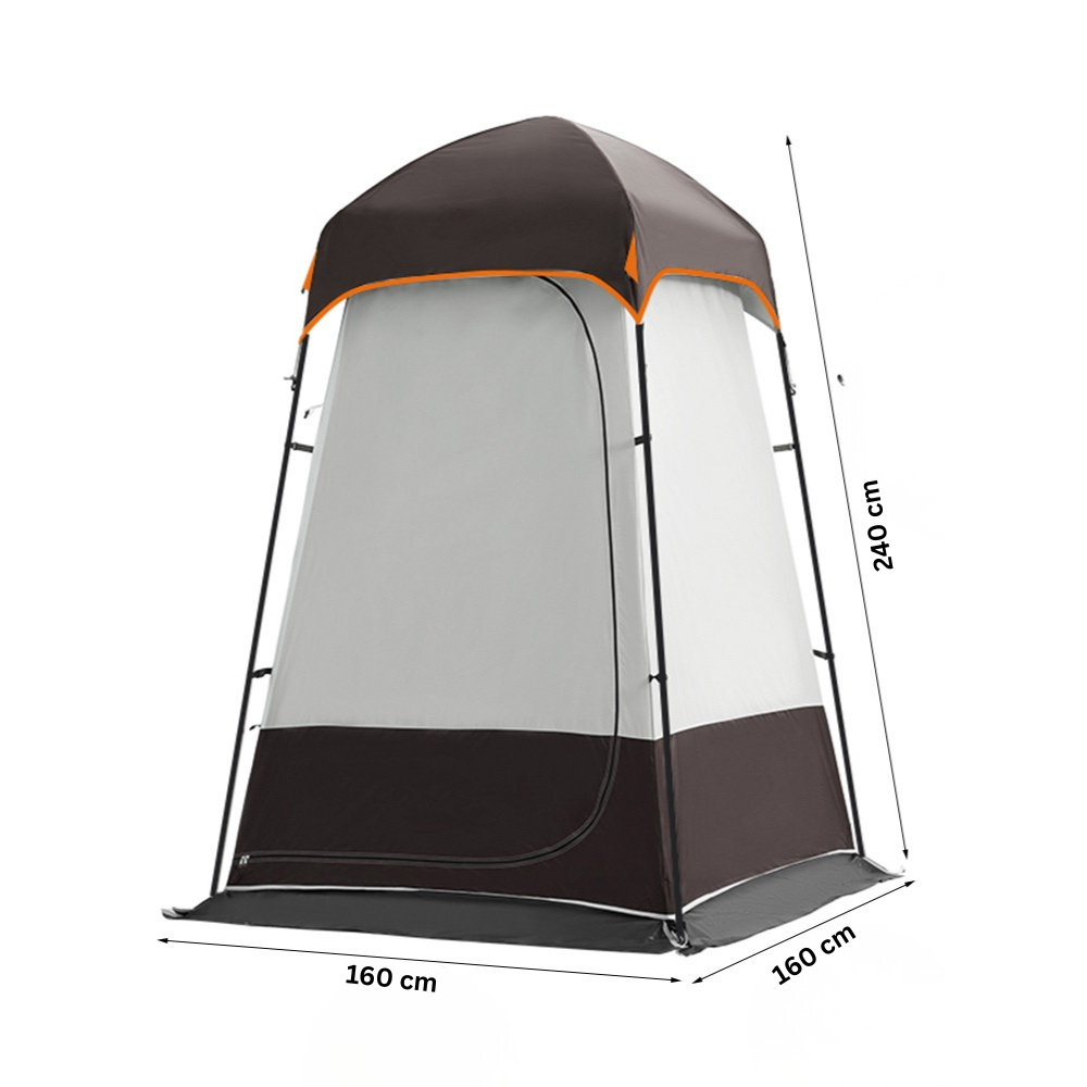 Portable Outdoor Privacy Shower Tent Double Layer Waterproof Changing Shelter Camping Toilet