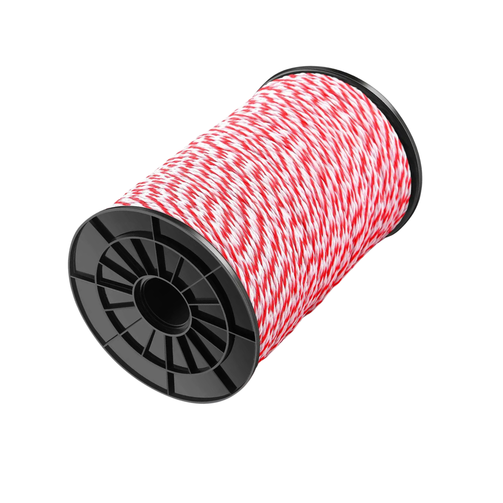 200M/500M Electric Fence Rope Polywire with Steel Strands for Horse and Animal Fencing