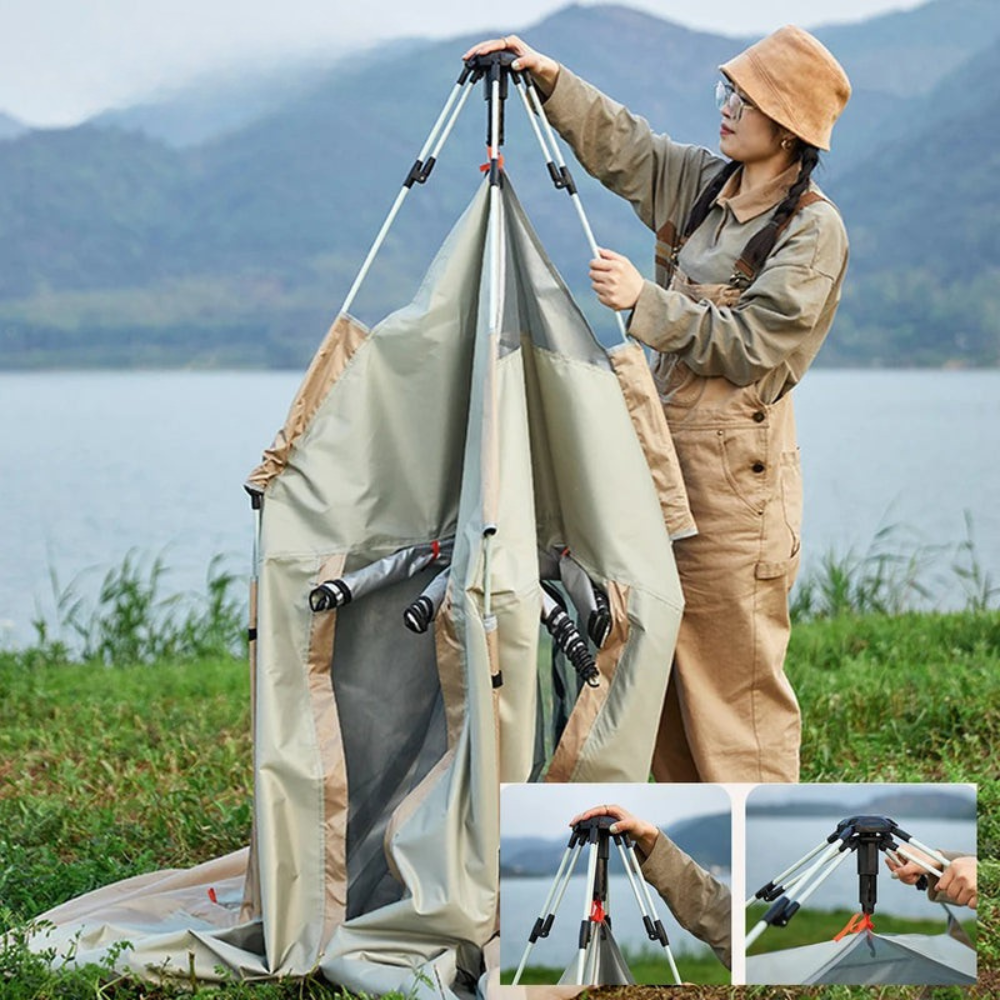 Portable Instant Setup Camping Tent 2-3 Person Rainproof Outdoor Hiking Fishing Shelter
