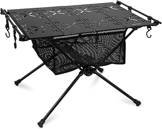 Camping Folding Table with Aluminum Alloy Frame – Portable Outdoor BBQ and Picnic Table