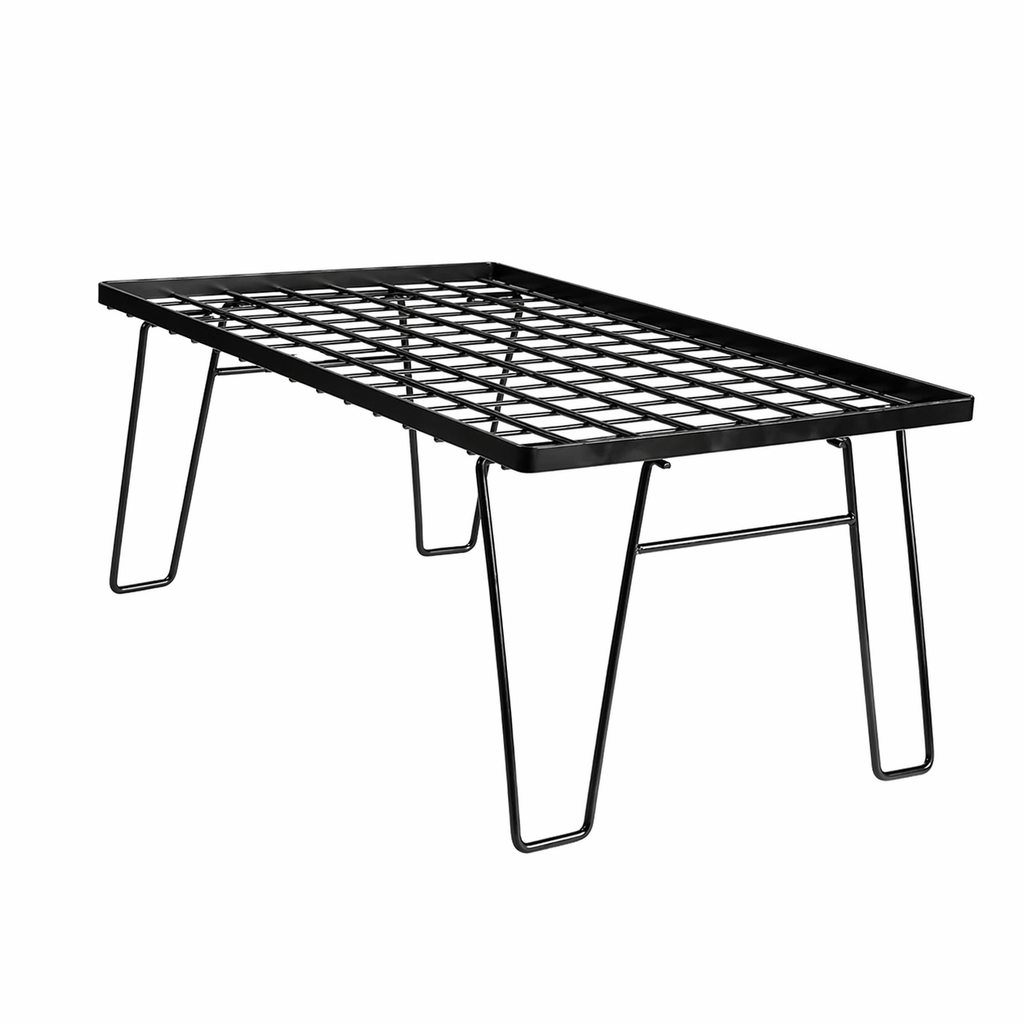 Heavy Duty Folding Outdoor Table Portable Metal Mesh Camping Picnic Table 60cm