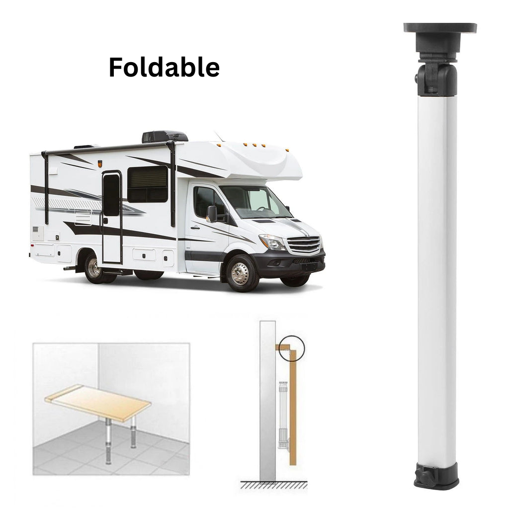 Telescopic Folding Table Legs 515mm-795mm Adjustable Aluminum Alloy for RV Camper Boat