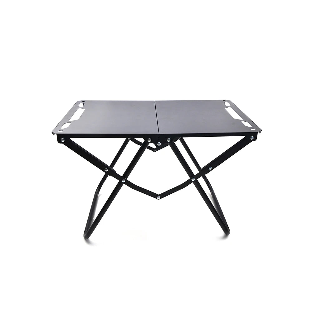 Portable Folding Table Carbon Steel Picnic Camping Table for Beach and Outdoor