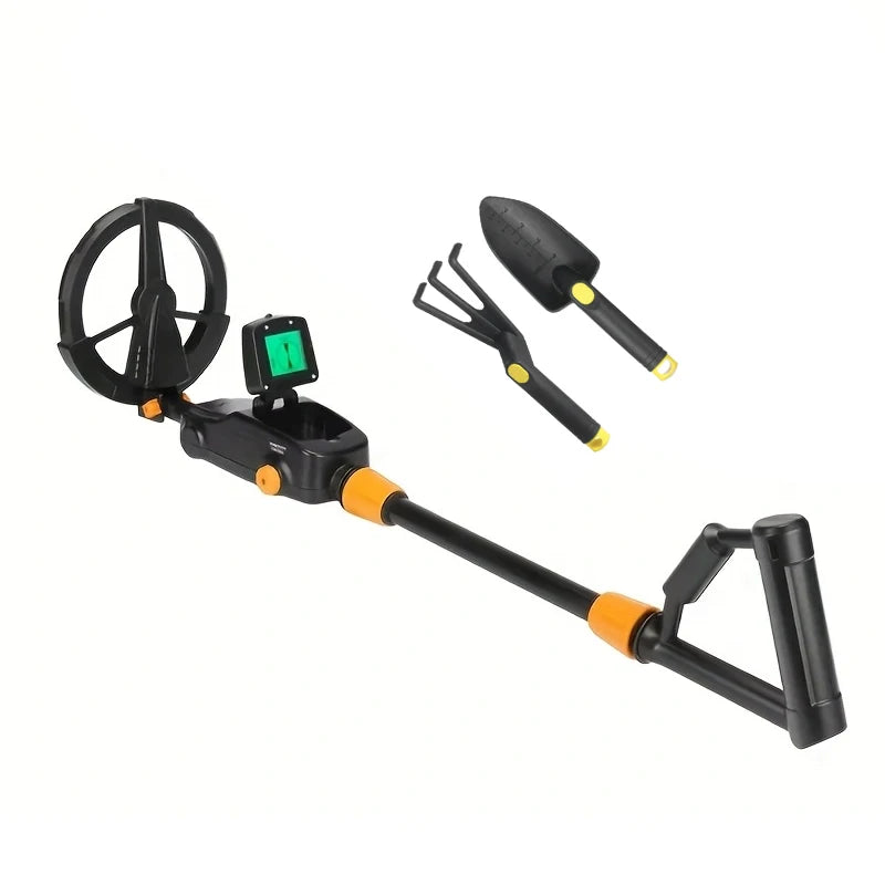 7.4 Inch Waterproof Metal Detector with Adjustable Shaft 24–35 Inch