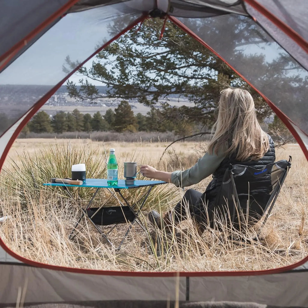 Ultralight Foldable Camping Chair 780g Aluminum Alloy Portable Backpacking Travel Chair