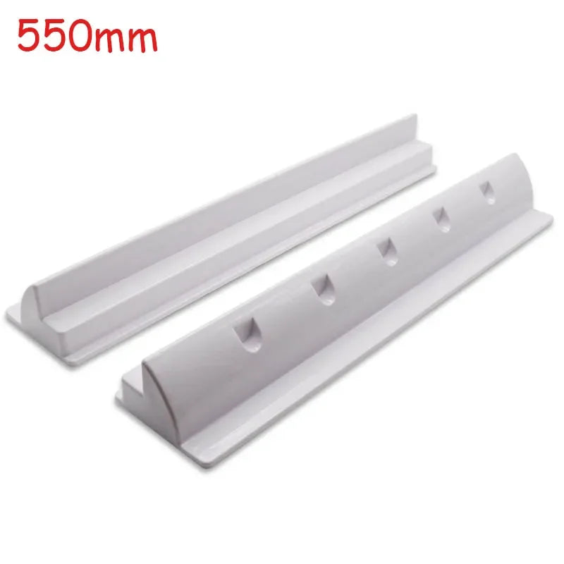 2 Piece Solar Panel Mounting Bracket Set ABS Spoiler Mount for RV Boat and Motorhome