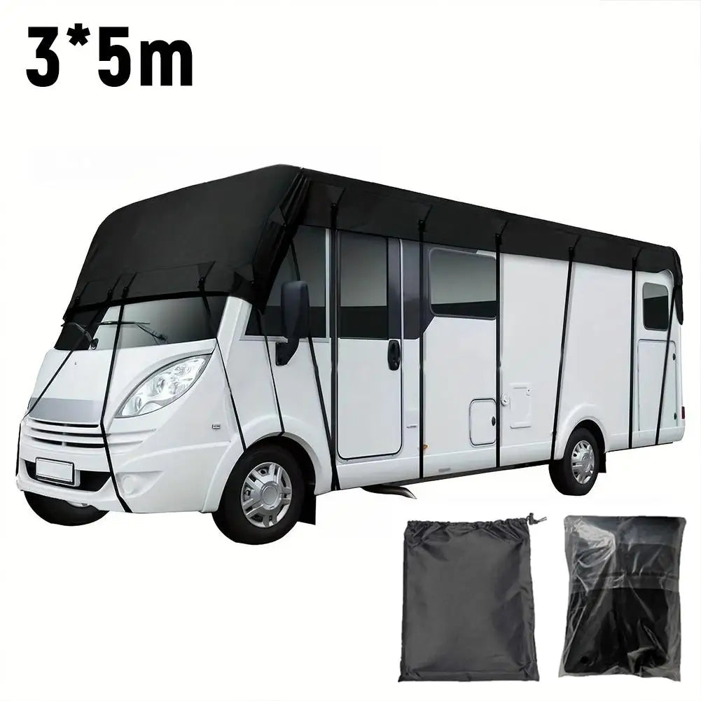 5×3m RV Roof Cover 210D Waterproof Oxford Sun Protection Shade