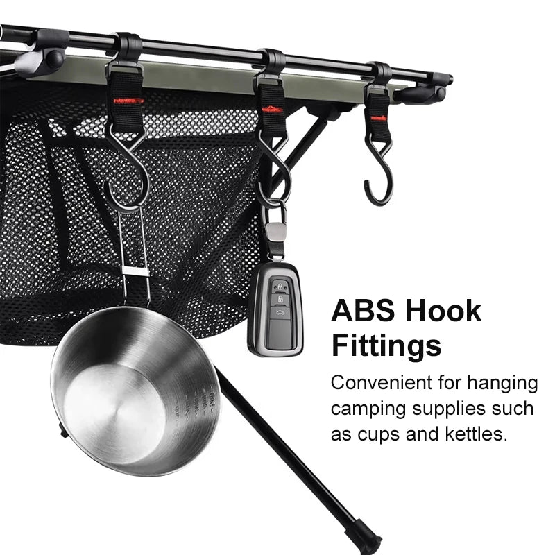 Camping Folding Table with Aluminum Alloy Frame – Portable Outdoor BBQ and Picnic Table
