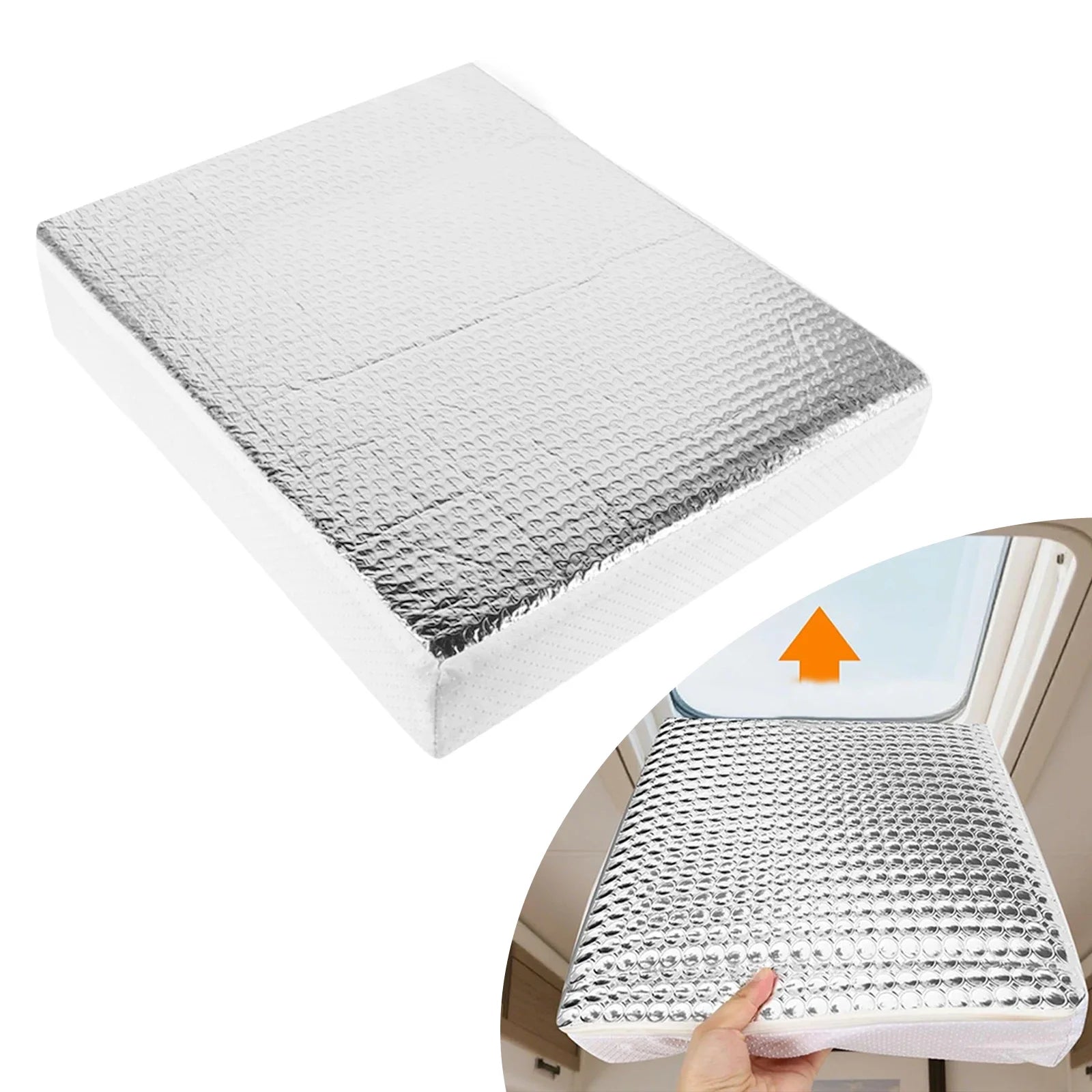14×14" RV Vent Cover Replacement Lid Waterproof White
