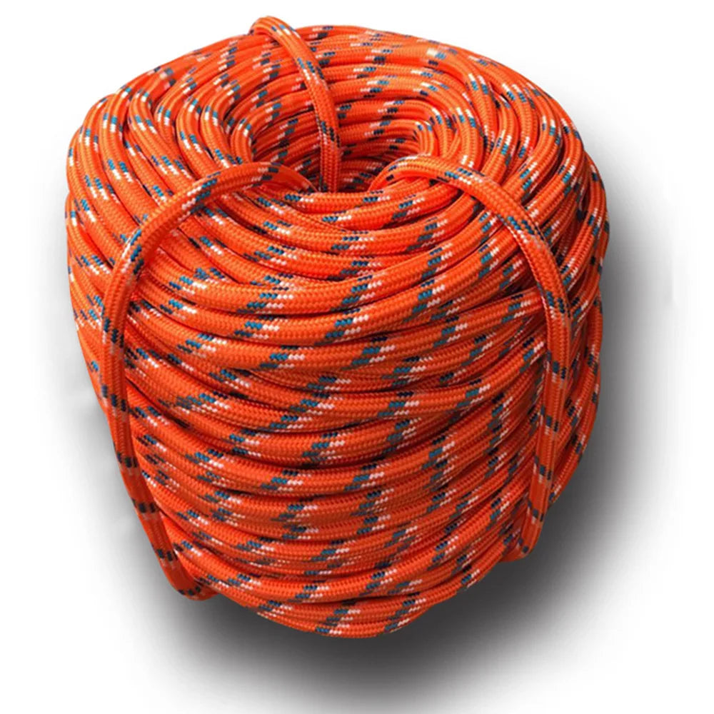 40M Heavy Duty Mountaineering Rope – Thickened Outdoor Climbing & Escape Rope