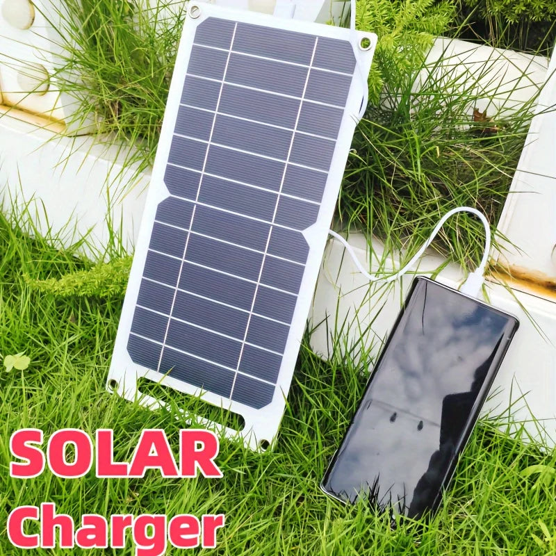 Portable Solar Panel 5V USB Charger for Phone Power Bank Camping RV