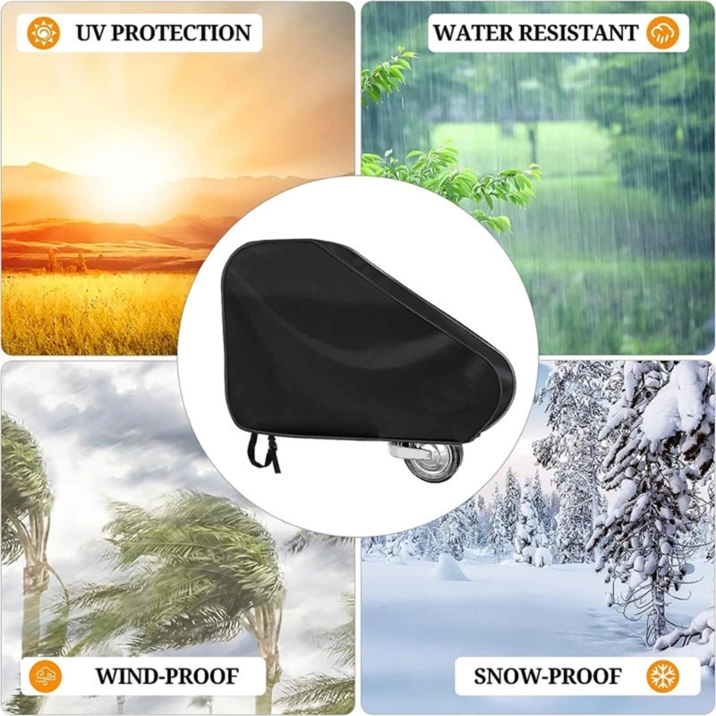 Portable Trailer Hitch Cover Waterproof Drawbar Coupling Protector Oxford Fabric