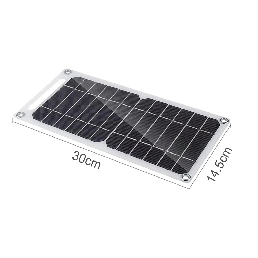 Portable Solar Panel 5V USB Charger for Phone Power Bank Camping RV