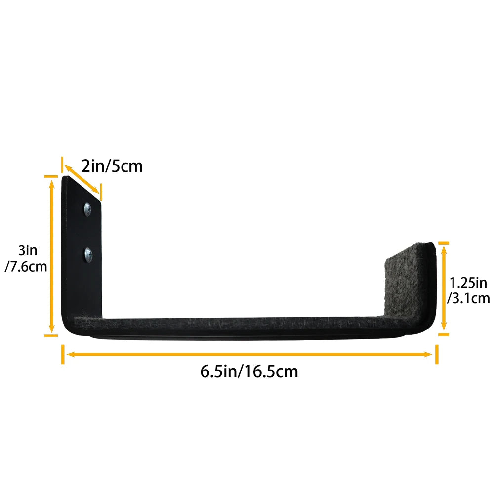 Aluminum Surfboard Wall Rack 2PCS – Indoor Display & Storage Stand for SUP, Longboards & Shortboards