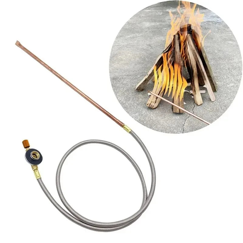 Portable Charcoal Fire Igniter Spray Gun for BBQ, Camping & Firewood Stove