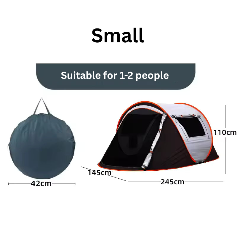 2-3 People Quick Opening Hand Throw Tent Waterproof Camping Boat Tent Outdoor Tent Fully Automatic Pop-up