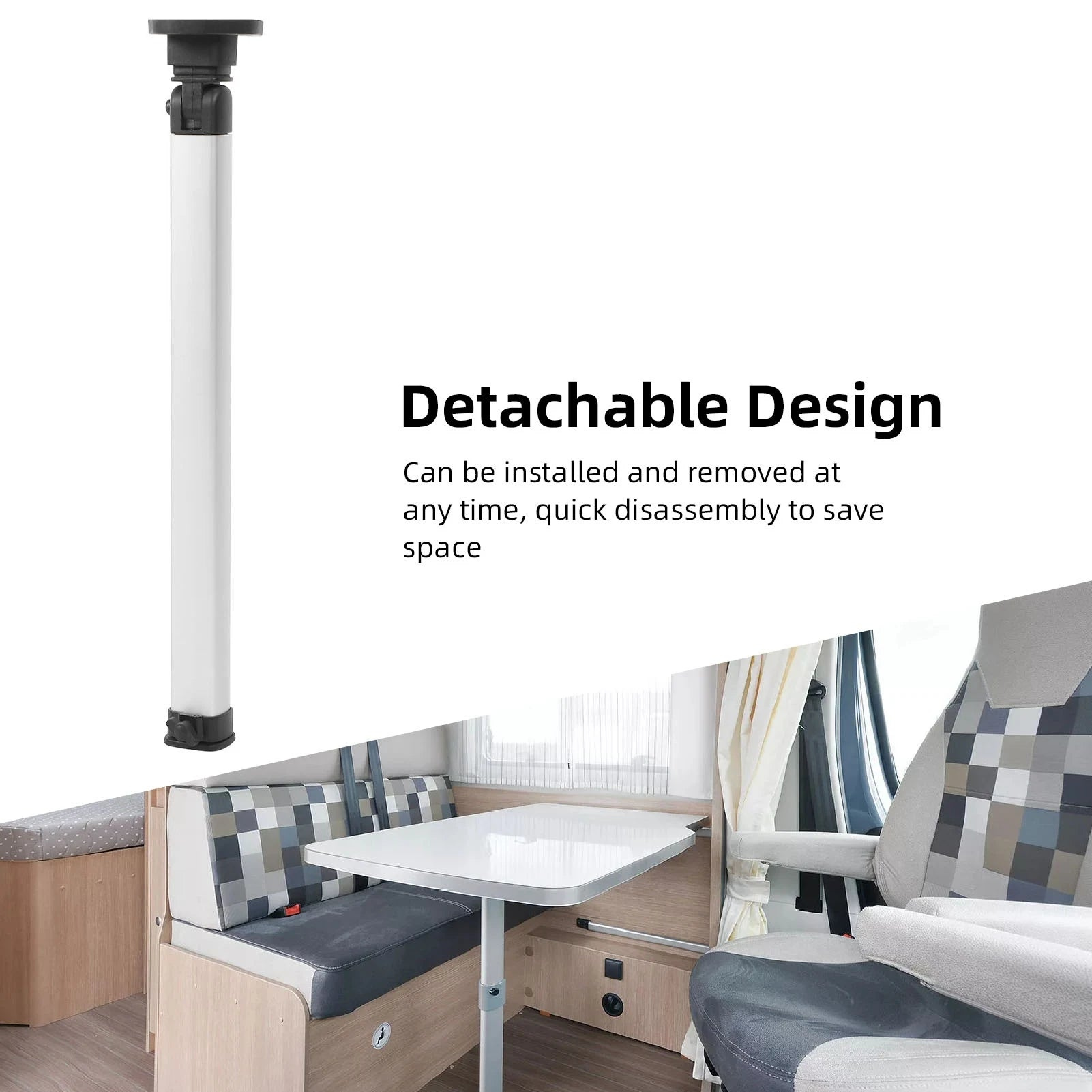 Telescopic Folding Table Legs 515mm-795mm Adjustable Aluminum Alloy for RV Camper Boat