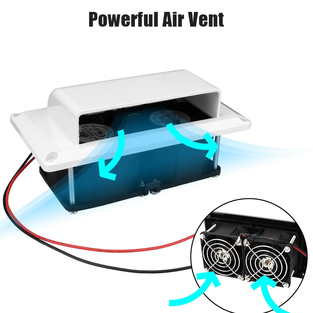 25W 12V RV Side Exhaust Vent Fan for Caravan & Motorhome