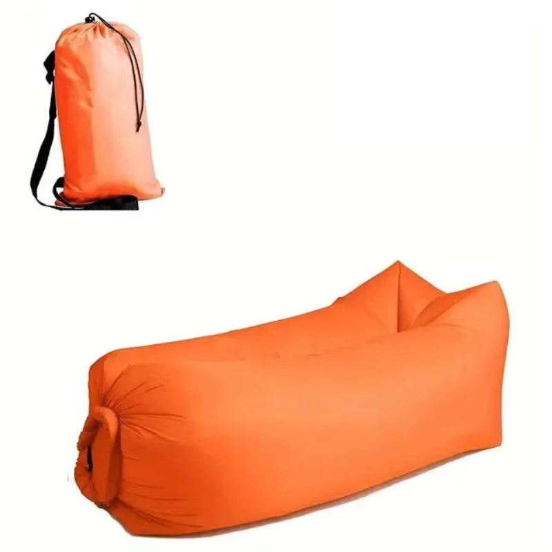 Inflatable Lounger Couch Foldable Air Sofa for Outdoor Camping Patio