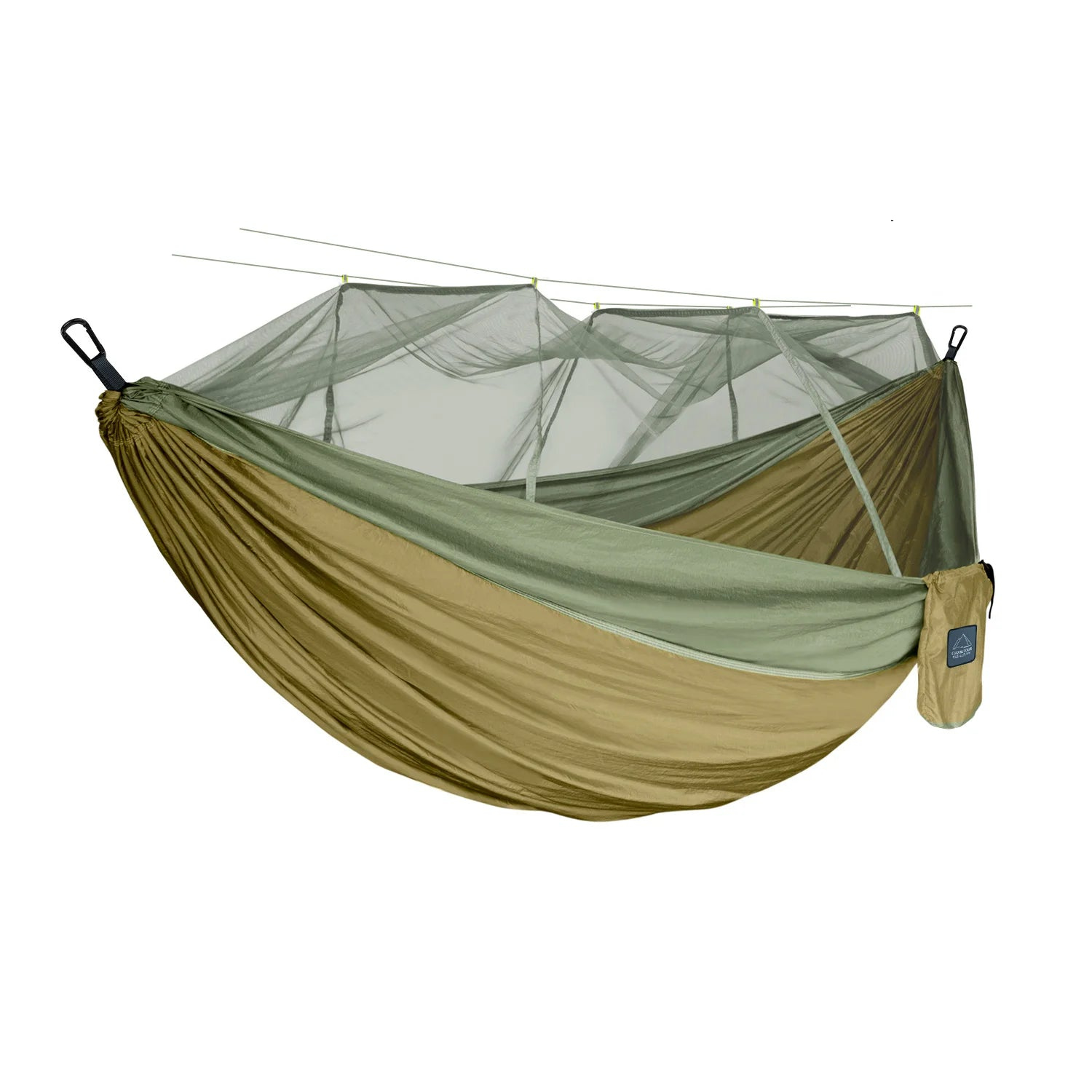 Portable Camping Hammock with Mosquito Net – Single & Double Size Nylon