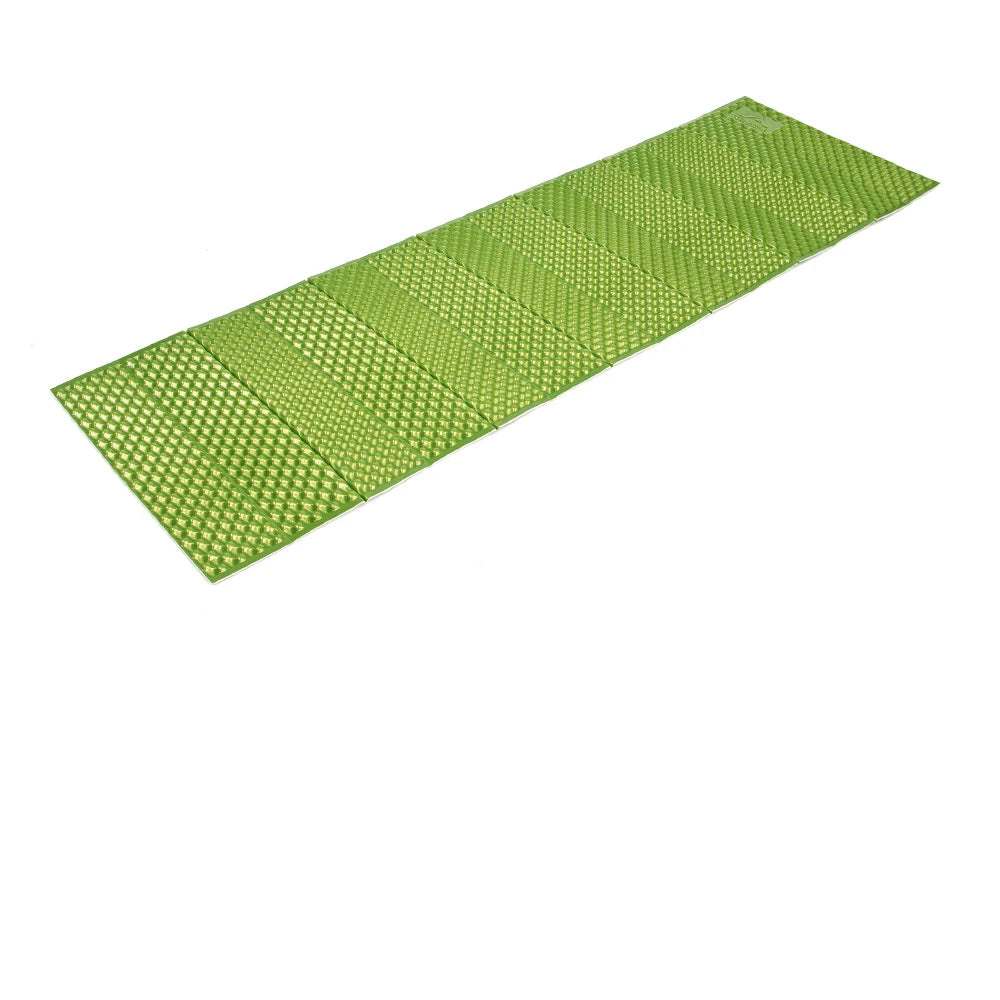 Ultralight Folding Camping Pad with Foam Mat and Storage Bag for Hiking Green
