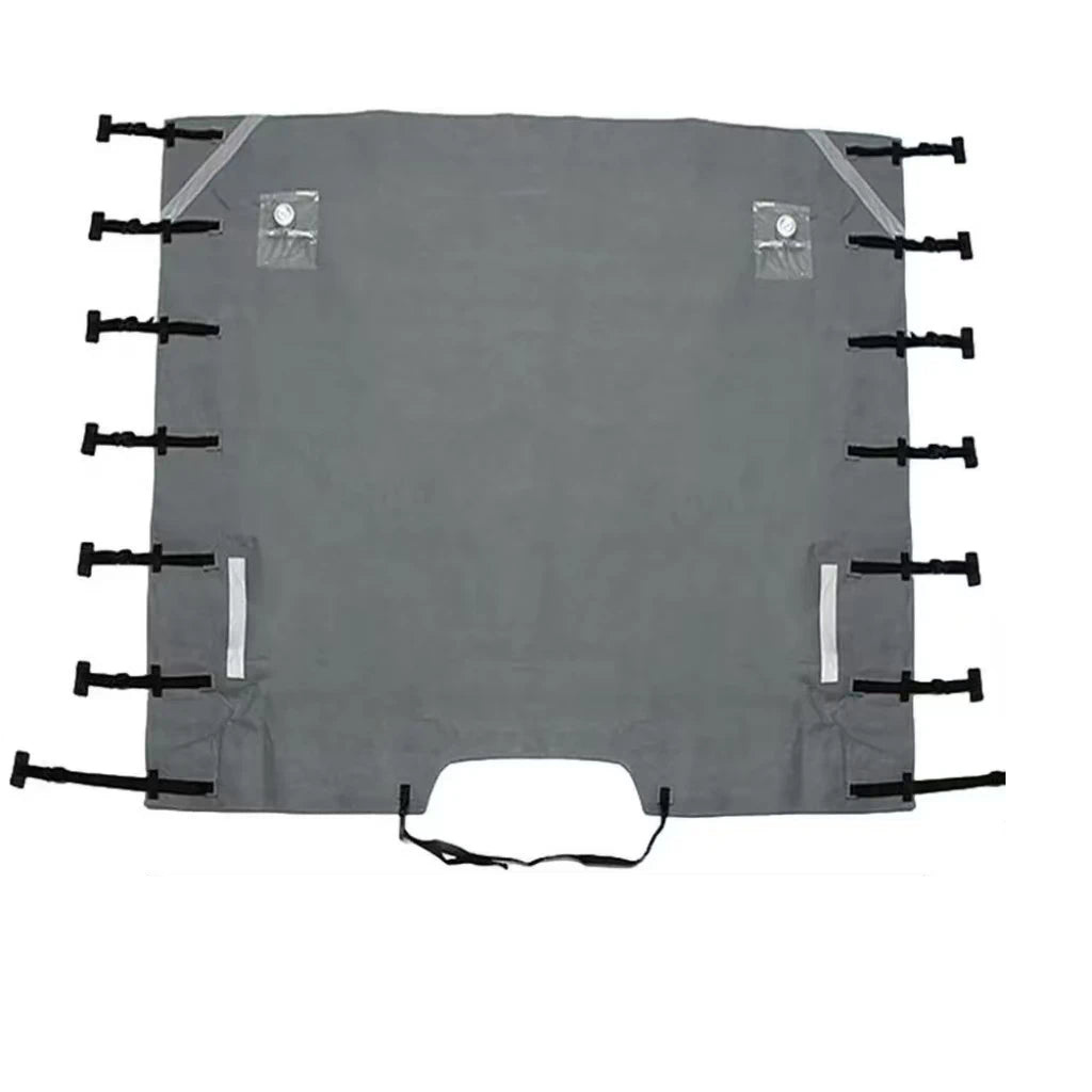 Universal RV Caravan Front Towing Cover Waterproof Oxford Protector with Reflective Strip