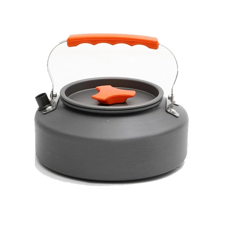 Outdoor Portable Camping Kettle Aluminum Alloy Tea Coffee Pot 1.1L–2.5L for Hiking Fishing