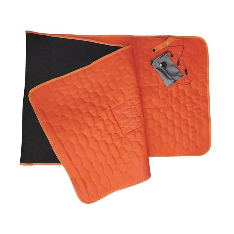 Foldable USB Heating Camping Mat 3 Settings Outdoor Hiking Travel Ground Pad
