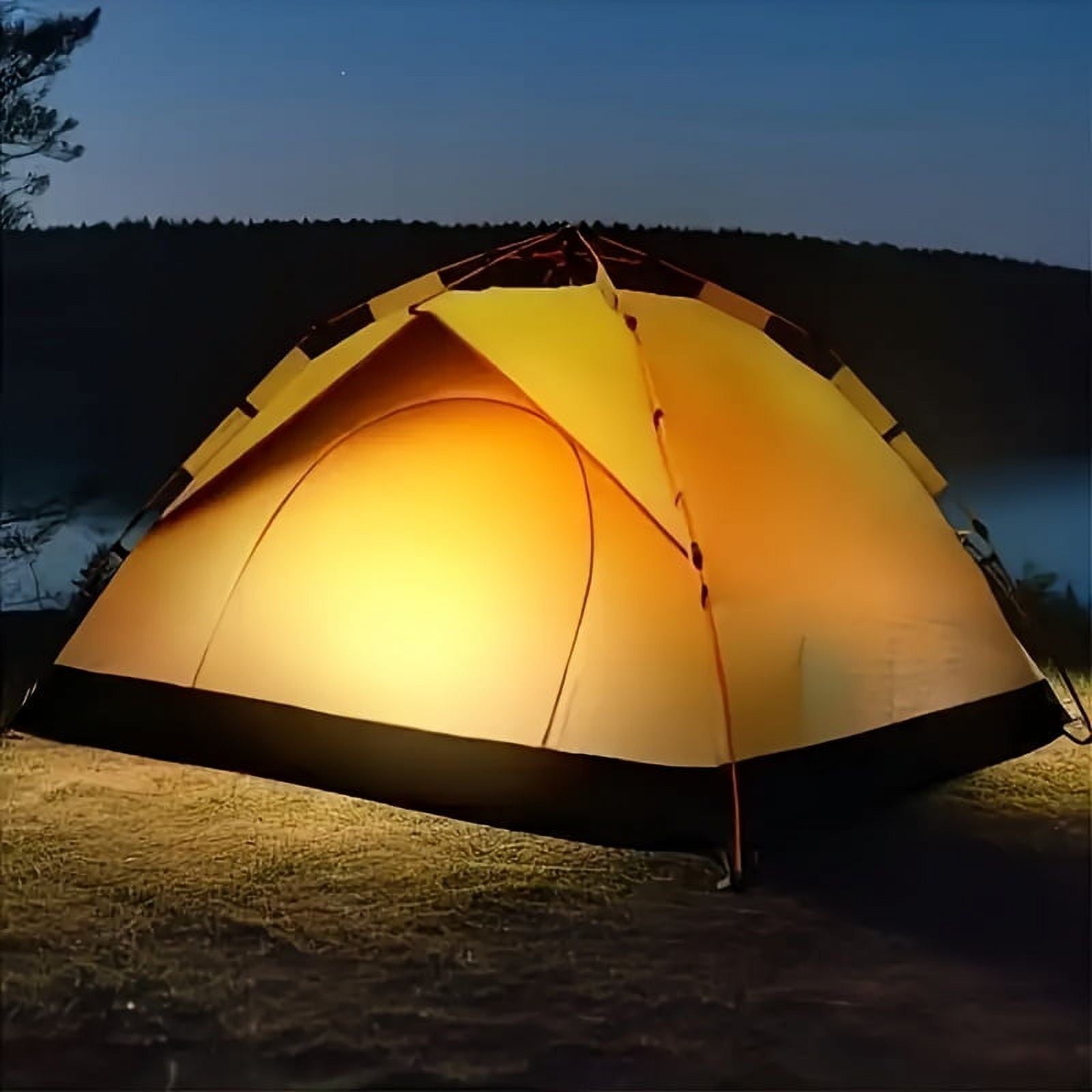 Quick Opening Automatic Camping Tent 3–4 Person Waterproof Portable Outdoor Hiking Shelter