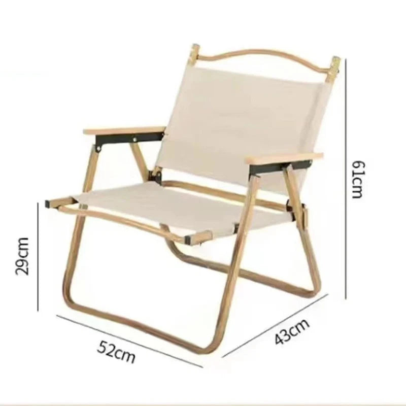 Foldable Outdoor Camping Chair Lightweight Portable Picnic Beach Fishing Seat
